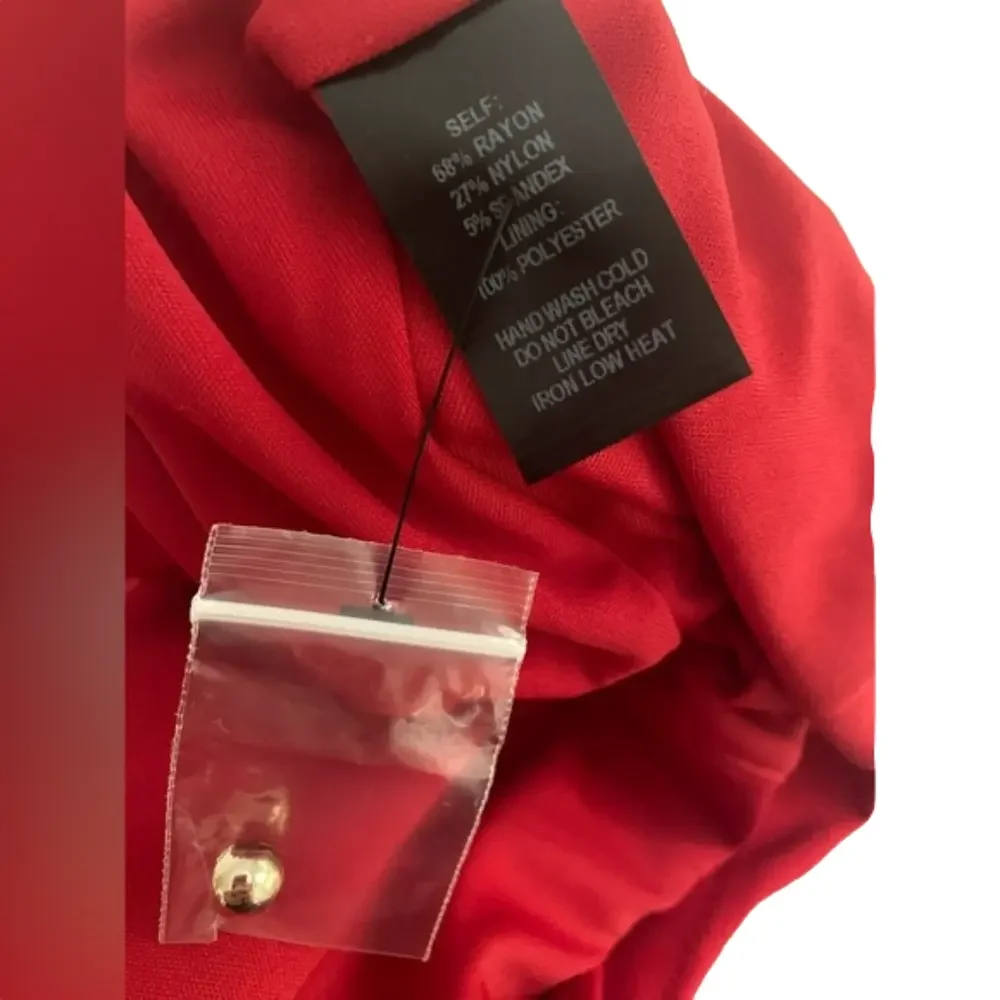 NWT RED BACKLESS LIVING FOR LOVE ROMANCE FIT & FLARE MINI DRESS LINED LULUS M - Picture 9 of 10